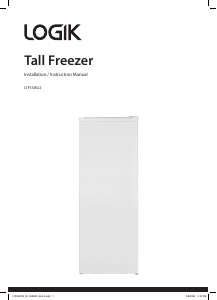 Manual Logik LTF55W22 Freezer