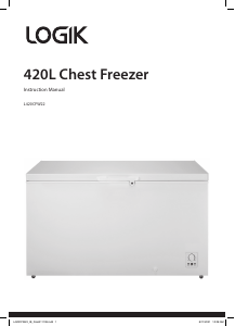 Manual Logik L420CFW22 Freezer