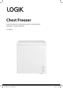 Manual Logik LCF198W23E Freezer