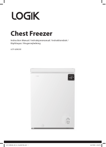 Manual Logik LCF142W23E Freezer