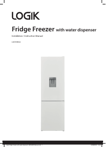 Manual Logik LSD55W22 Fridge-Freezer