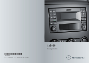 Handleiding Mercedes-Benz Audio 10 Autoradio