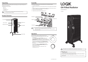 Manual Logik L15OFR20 Heater