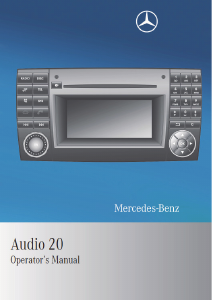 Manual Mercedes-Benz Audio 20 Car Radio