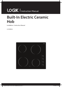 Handleiding Logik LCHOBKN22 Kookplaat