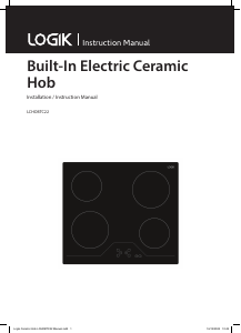 Handleiding Logik LCHOBTC22 Kookplaat