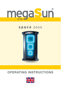 Manual Megasun Space 2000 Sunbed