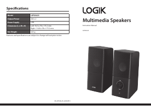 Manual Logik LSP20L23 Speaker