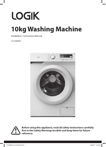 Manual Logik L1014WM23 Washing Machine