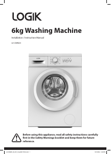 Handleiding Logik L612WM23 Wasmachine
