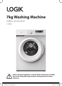 Handleiding Logik L712WM23 Wasmachine