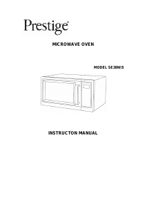 Manual Prestige SE28W Microwave