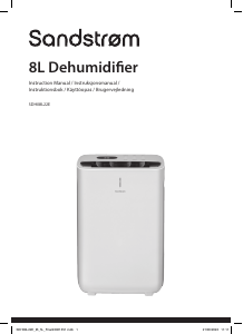 Manual Sandstrøm SDH08L22E Dehumidifier