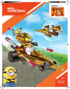 Manual de uso Mega Construx set FDX84 Despicable Me 3 Vehículo transformable de Dru