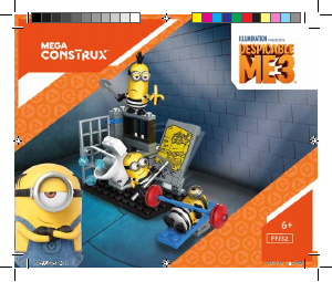 Handleiding Mega Construx set FFJ32 Despicable Me 3 Minion ontsnapping