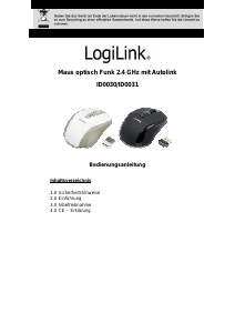 Bedienungsanleitung LogiLink ID0030 Maus