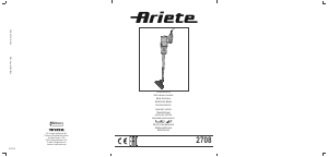 Manual de uso Ariete 2708 Aspirador