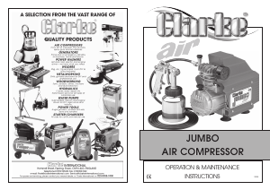 Handleiding Clarke Jumbo Compressor