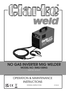 Manual Clarke I-MIG 100NG Welder