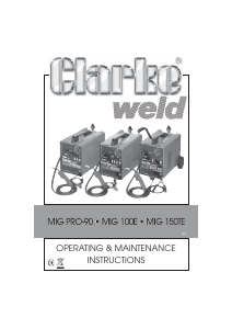 Manual Clarke MIG PRO-90 Welder