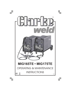 Handleiding Clarke MIG 175TE Lasapparaat