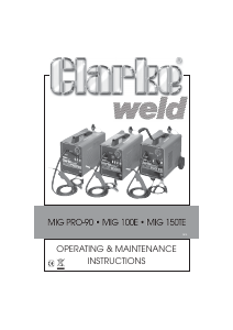 Manual Clarke MIG 100E Welder