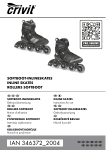 Handleiding Crivit IAN 346372 Inline skates