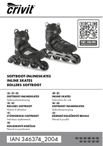 Bedienungsanleitung Crivit IAN 346374 Inline skates