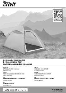Manual Crivit IAN 334369 Tent