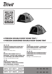 Manual Crivit IAN 351501 Tent
