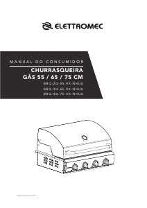 Manual Elettromec BBQ-3Q-65-XX-NHUA Grelhador