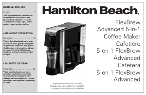 Manual de uso Hamilton Beach 49965 FlexBrew Máquina de café