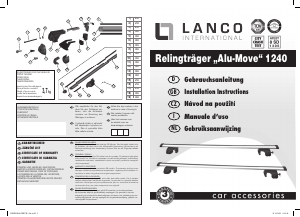 Manual Lanco Alu-Move 1240 Roof Bar