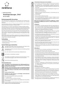 Handleiding Renkforce TR-93 Thermostaat