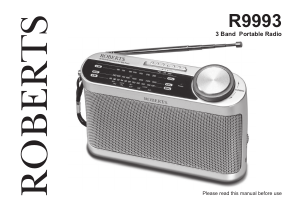 Handleiding Roberts R9993 Radio