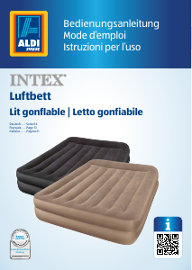 Mode d’emploi Intex 166702AH Matelas gonflable