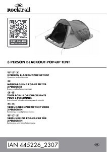 Handleiding Rocktrail IAN 445226 Tent