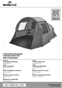 Mode d’emploi Rocktrail IAN 388318 Tente