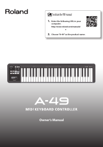 Handleiding Roland A-49 Keyboard