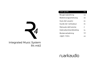 Manual Ruark Audio R4 Mk3 Stereo-set
