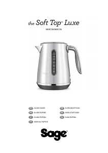 Manual de uso Sage BKE735 Soft Top Luxe Hervidor