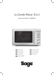 Manual Sage SMO870 Combi Wave 3in1 Micro-onda