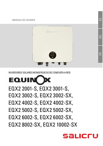 Manual Salicru EQX2 6002-SX Equinox Grid-tie Inverter