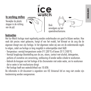 Handleiding Ice Watch Dune Horloge