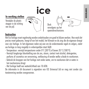 Handleiding Ice Watch Time Horloge