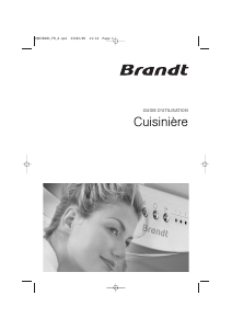 Mode d’emploi Brandt KG36TA1 Cuisinière