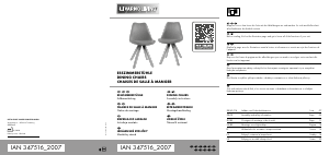 Manuál Livarno IAN 347516 Židle