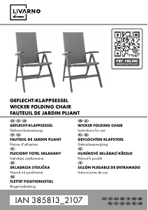 Manual Livarno IAN 385813 Garden Chair