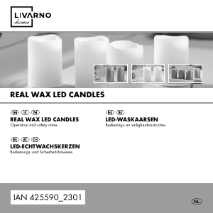 Bedienungsanleitung Livarno IAN 425590 LED kerze