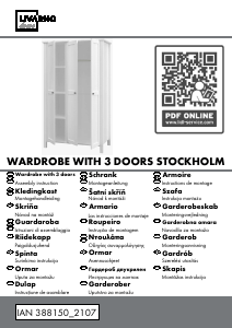 Manual Livarno IAN 388150 Stockholm Garderobă